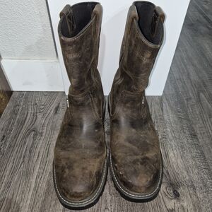 Wolverine Dark Brown Leather Boots